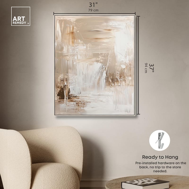 Latte Layers II Canvas by Art Remedy