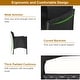preview thumbnail 5 of 8, Costway Patio Rattan Conversation Set Seat Sofa Cushioned Loveseat