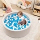 preview thumbnail 2 of 8, Costway 35.5" x 12" Soft Round Ball Pool for Toddlers & Baby with 200 - See Details