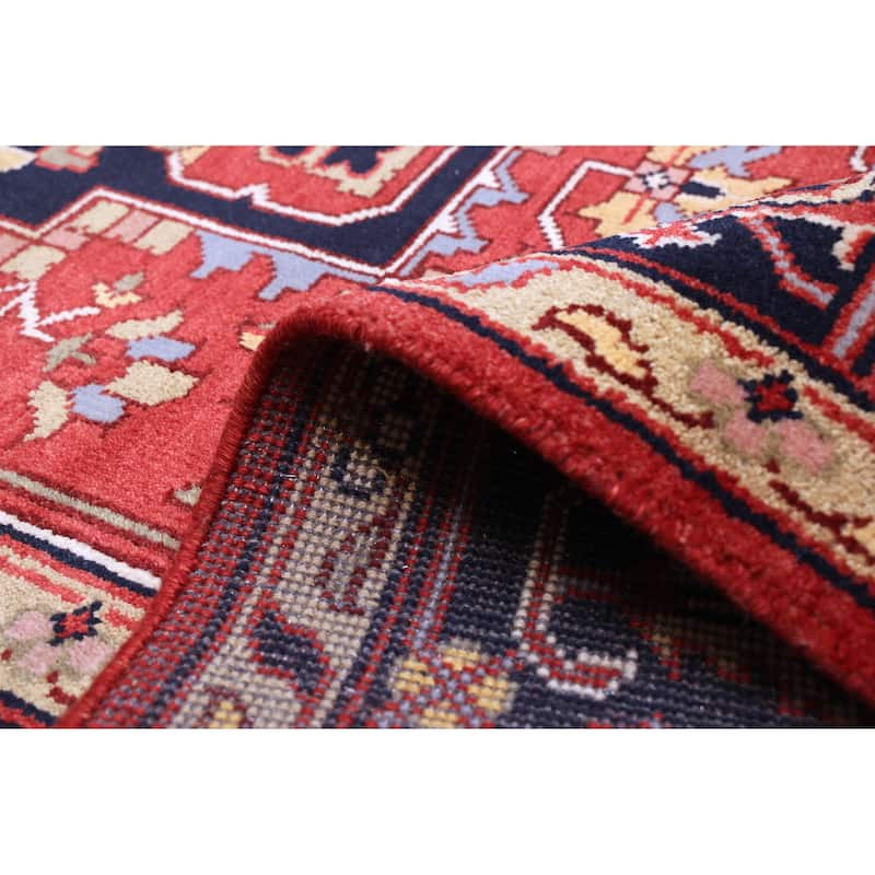 ECARPETGALLERY Hand-knotted Serapi Heritage Red Wool Rug - 8'9 x 11'9