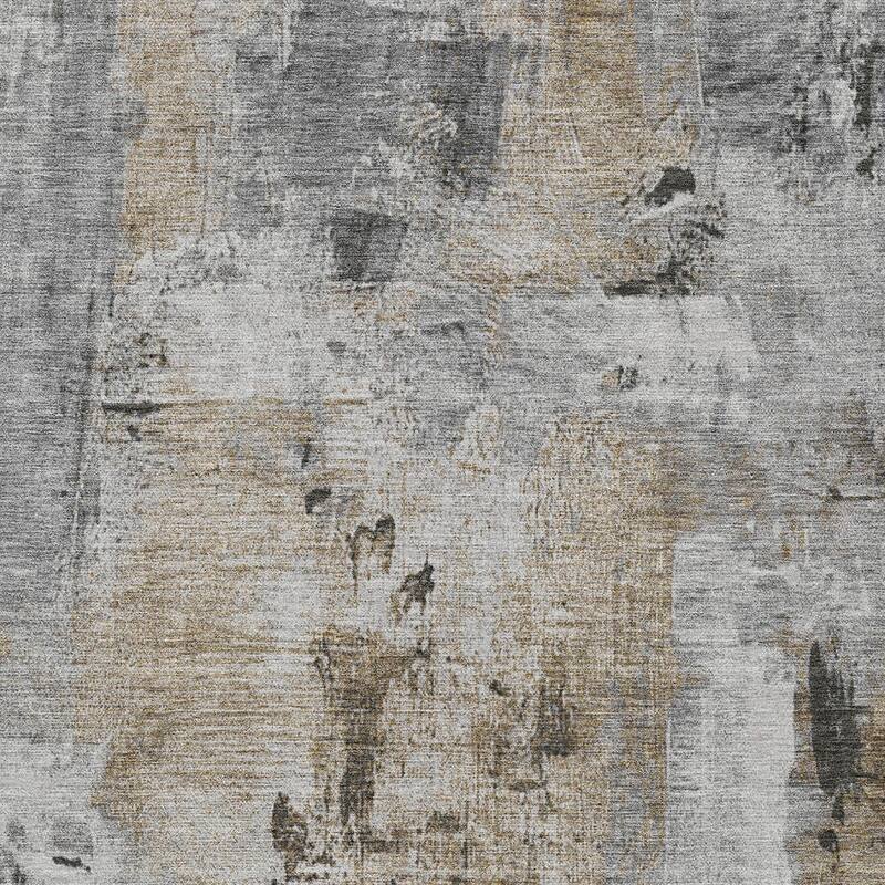 HomeRoots Abstract Transitional Rectangle Outdoor Rug