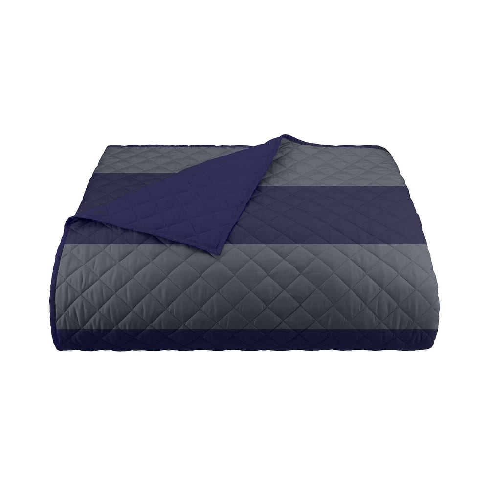 Martex Reversible Coverlet Lightweight Soft Durable Easy-Care Quilt
