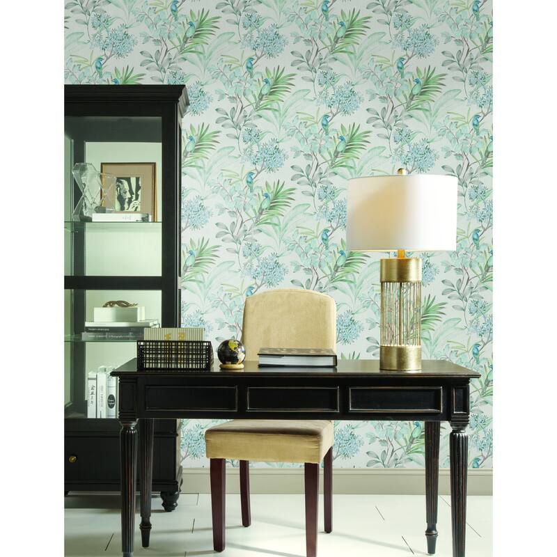 Reagan, Handpainted Songbird 27 In X 27 Ft = 60.8 Sq Ft Wallpaper