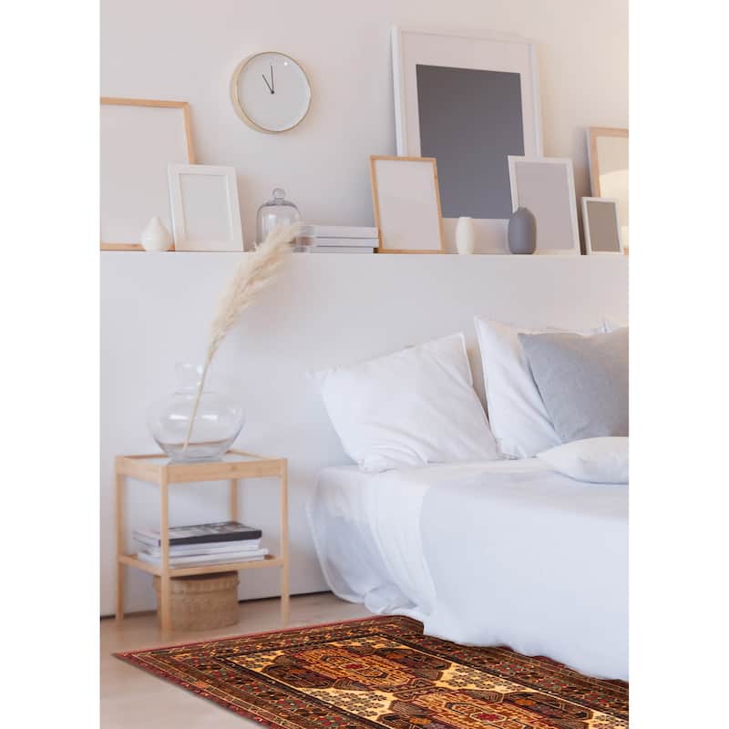 Teimani Brown Rug 2'8" x 4'10" - 2'8 x 4'10