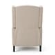 preview thumbnail 34 of 59, Wescott Wingback Pushback Recliner by Christopher Knight Home