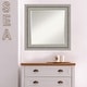 preview thumbnail 23 of 36, Beveled Bathroom Wall Mirror - Parlor Silver Frame
