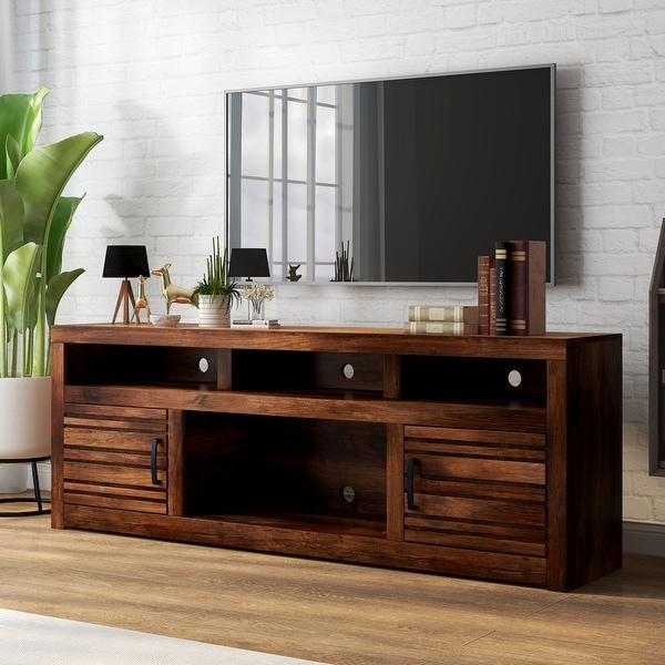 Carbon Loft Grimm Whiskey Finish 73-inch TV Console