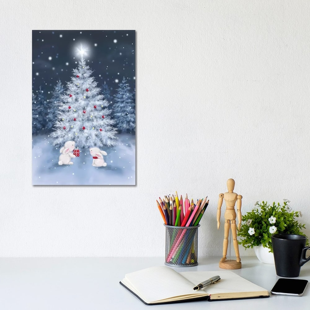 iCanvas "Tree With Rabbits" by MAKIKO Canvas Print