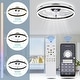 preview thumbnail 17 of 118, 20"/24"/72" Oaks Aura Cotti Low Profile Dimmable Smart Ceiling Fan with Lights 6-Speed Flush Mount Modern Remote