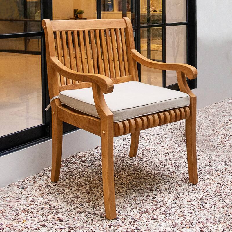 Cambridge Casual Aspen 7-piece Teak Patio Dining Set with Cushion