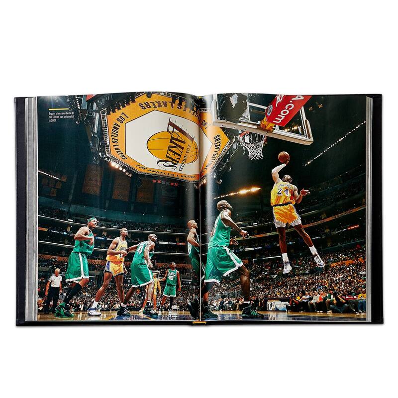 Graphic Image Kobe Bryant Coffee Table Book, Leather, Black