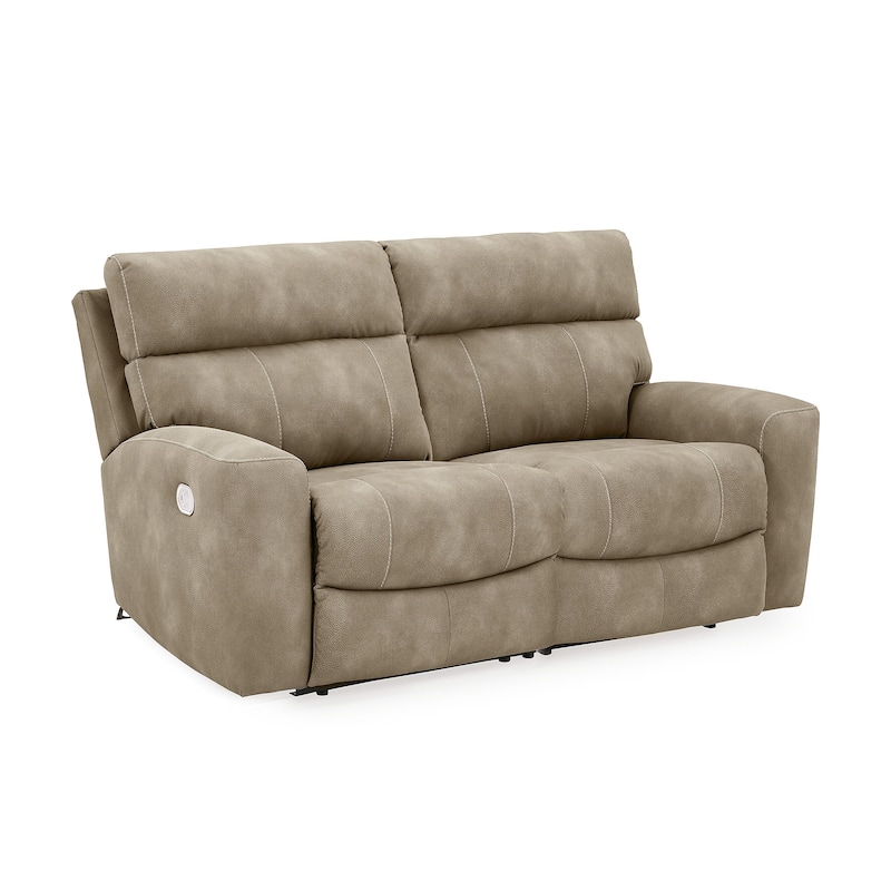 Signature Design by Ashley Next-Gen DuraPella 2-Piece Power Reclining Sectional Loveseat - 77"W x 42"D x 41"H