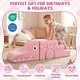preview thumbnail 8 of 18, Costway 3 PCS Soft Velvet Toddler Climbing Toys Crocodile-Themed Foam - See Details