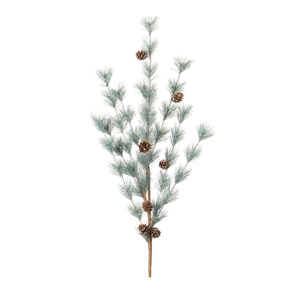 Set of 6 Pine with Pinecone Artificial Christmas Sprays 35"