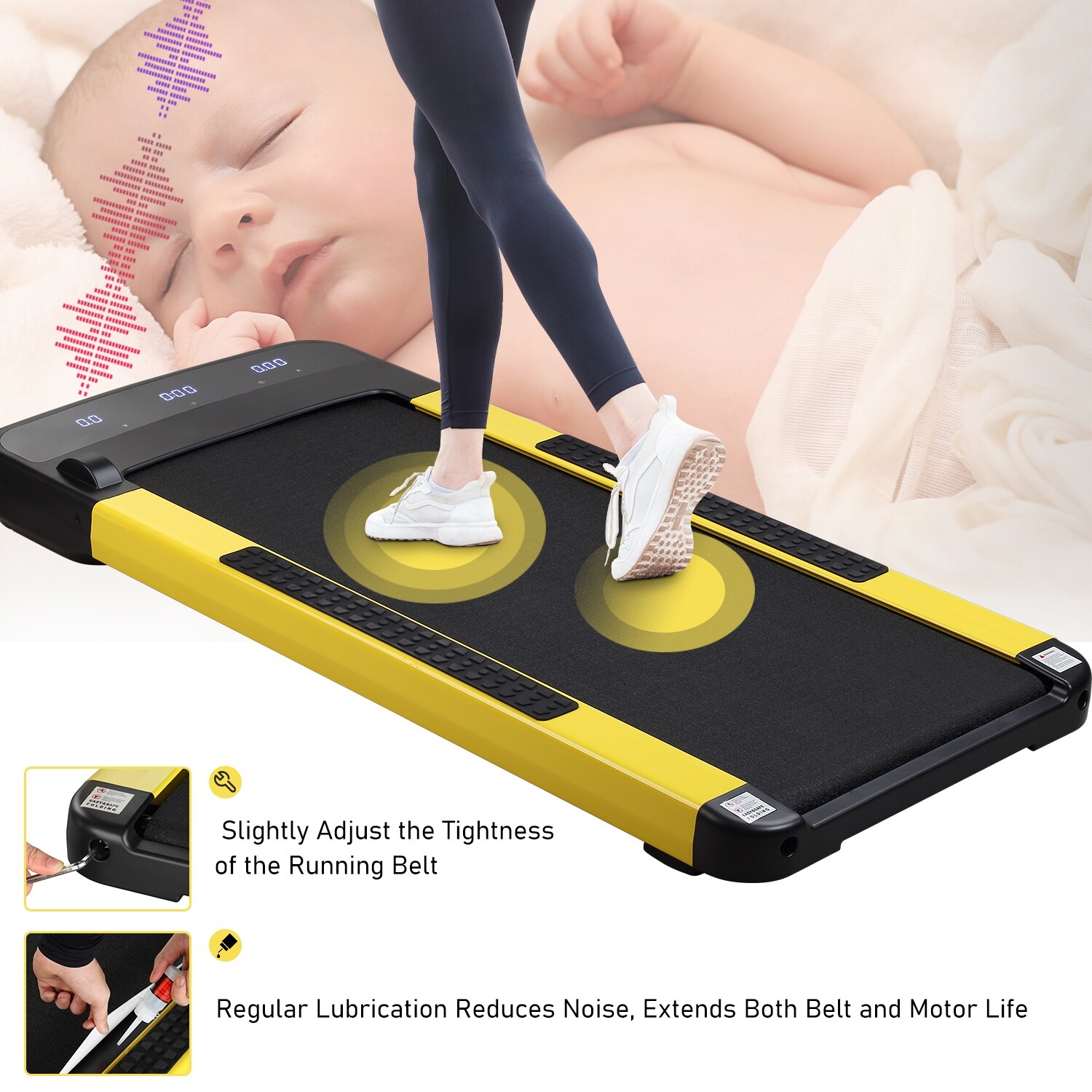 Ainfox Treadmill Electric Motorized Walking Jogging Machine