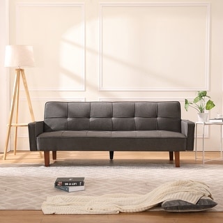 Modern Living Room Linen Sofa, Convertible to bed, Fit in any deco ...