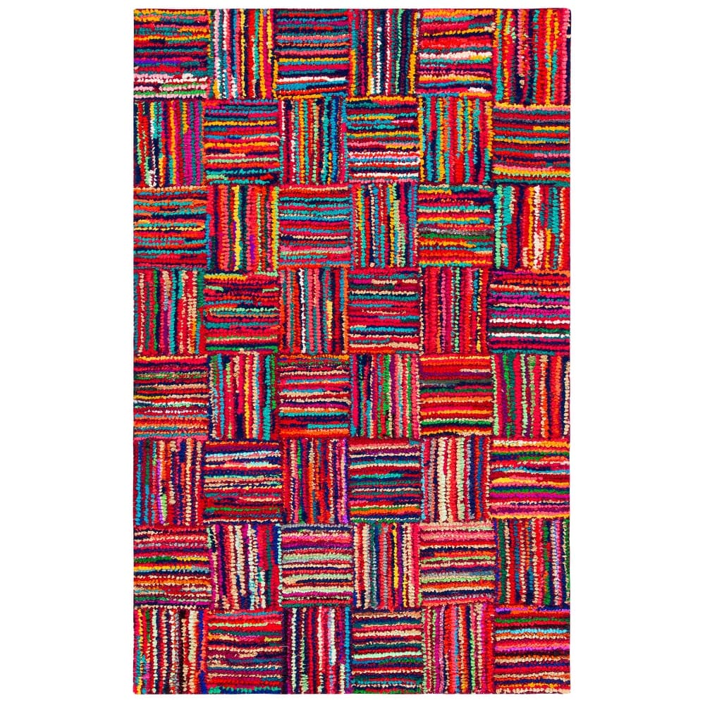 SAFAVIEH Handmade Nantucket Agneza Contemporary Cotton Rug