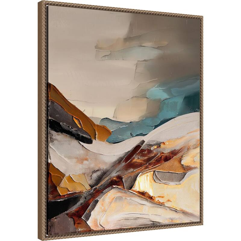 Sunset Horizon Bliss by Brooke Massey Framed Canvas Wall Art Print