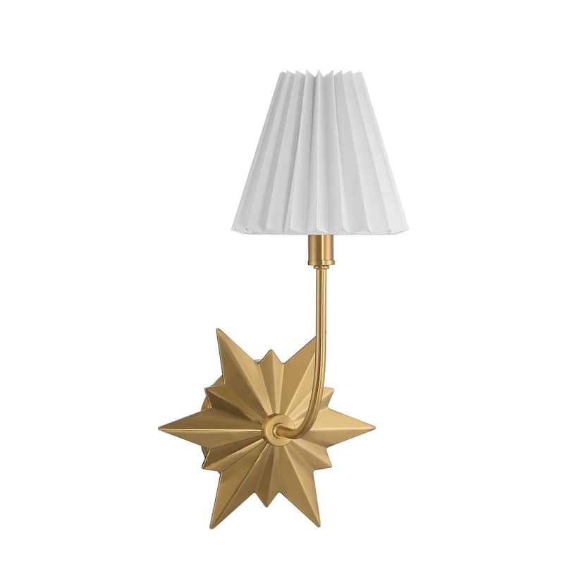Crestwood 1-Light Wall Sconce - Warm Brass