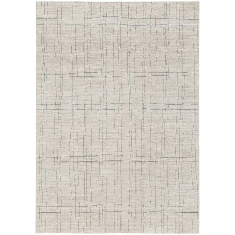 HomeRoots Abstract Scandinavian Rectangle Area Rug
