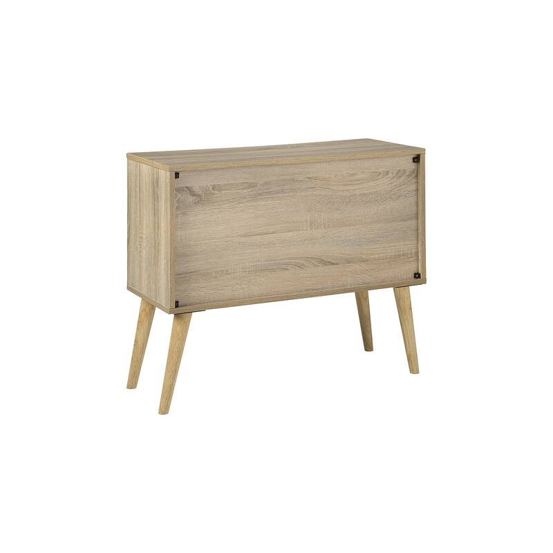 Orinfield Natural/White Accent Cabinet - 32"W x 14"D x 28"H