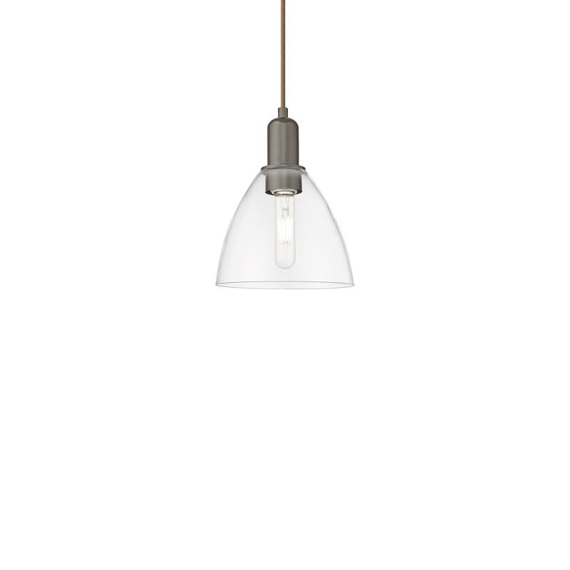 Innovations Lighting 716-1P-11-8 Bristol Pendant Bristol 8" Wide Mini - Oil Rubbed Bronze / Clear
