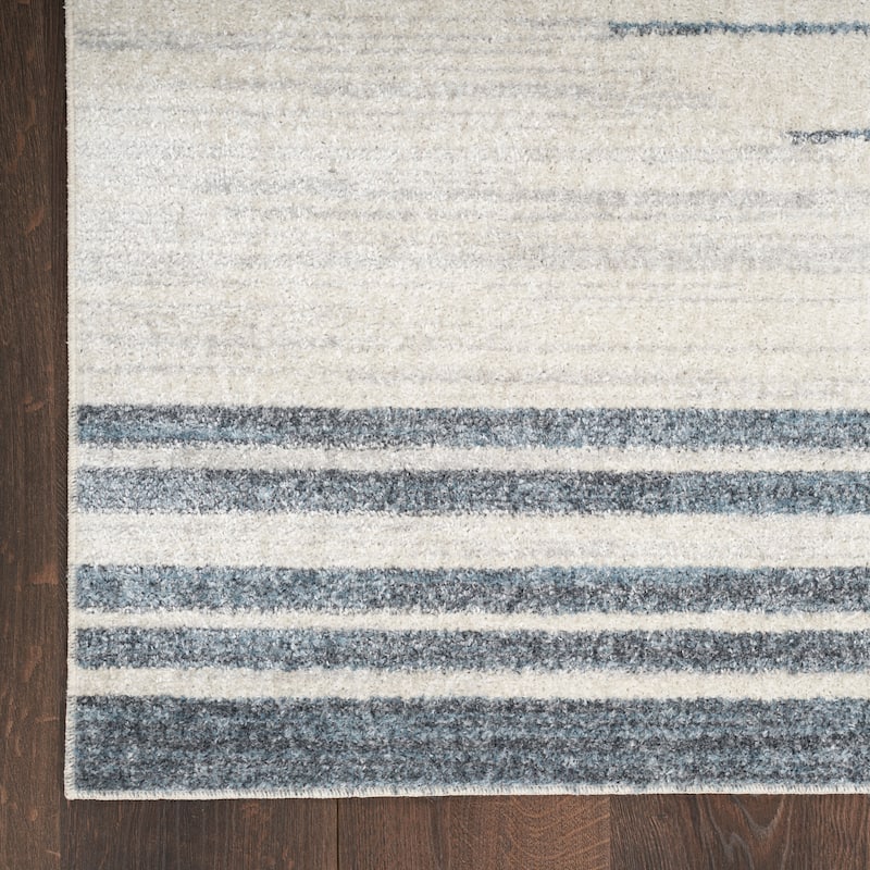 Nourison Astra Machine Washable Striated Area Rug