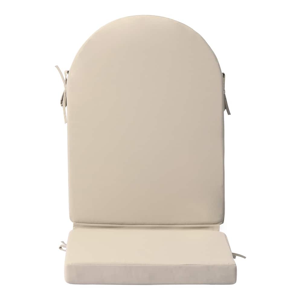 Laguna All Weather Poly Outdoor Adirondack Chair Seat And Back Cushion (Cushions Only)