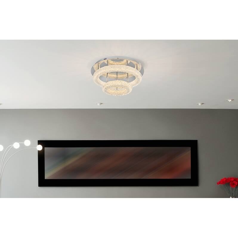 22 inch Adjustable LED Flush Mount