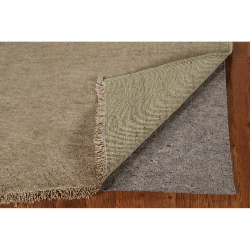 Contemporary Gabbeh Accent Rug Handmade Oriental Wool Carpet - 3'4"x 4'10"
