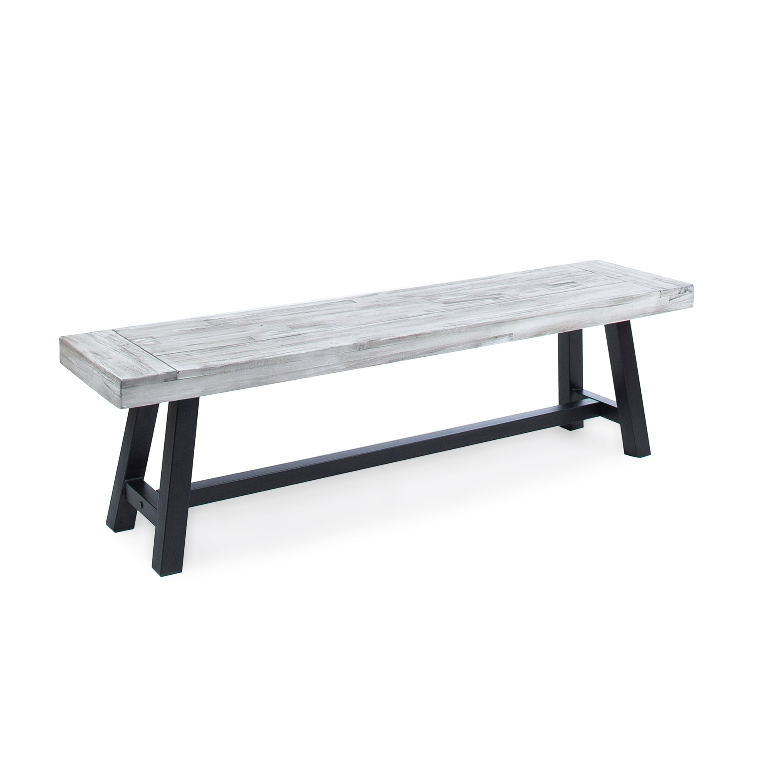 Details about   Christopher Knight Home Carlisle Outdoor Acacia Wood and Rustic Metal Bench San 