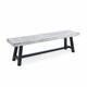 Carlisle Outdoor Rustic Acacia Wood Bench by Christopher Knight Home
