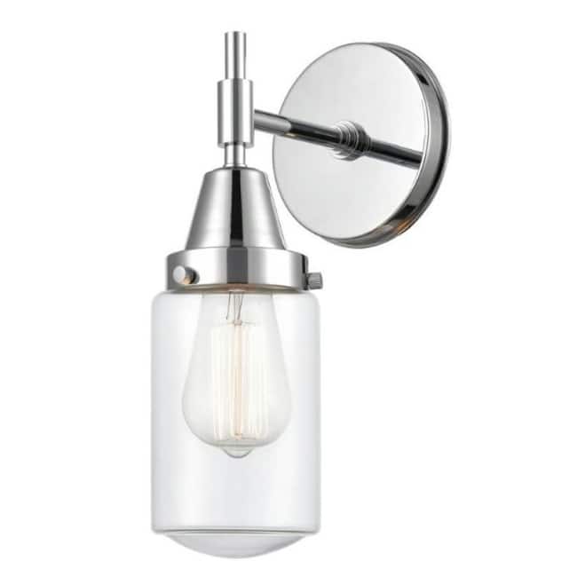 Innovations Lighting 447-1W-G312 Dover 1 Light Sconce - Polished Chrome