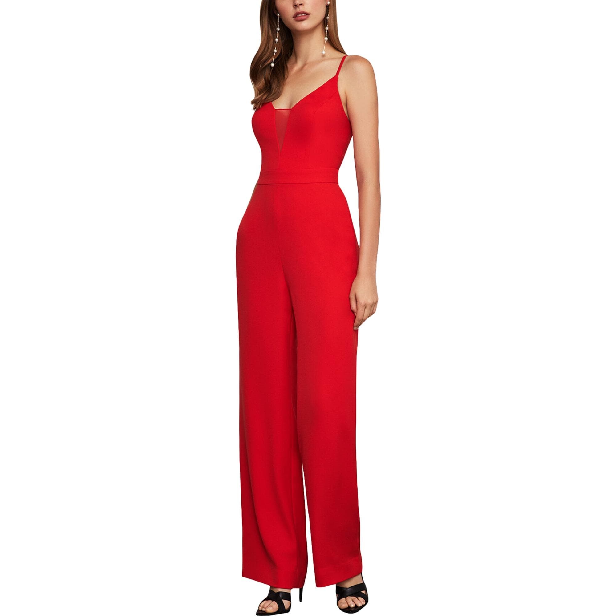 Bcbg red jumpsuit Outlet