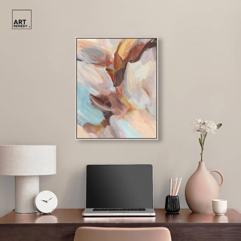 Layers of Colors II Canvas by Art Remedy