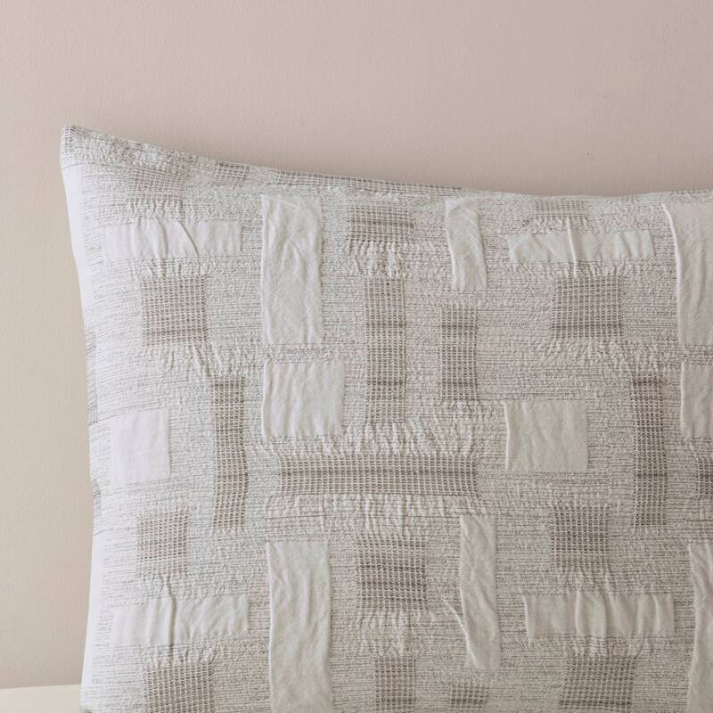 GDF Studio - Lyanna Cotton Jacquard 3-Piece Comforter Set with Artisanal Detailing