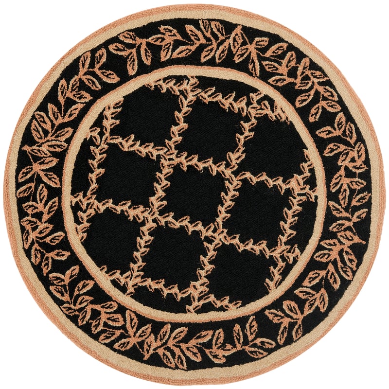 SAFAVIEH Handmade Chelsea Kimber Trellis French Country Wool Rug