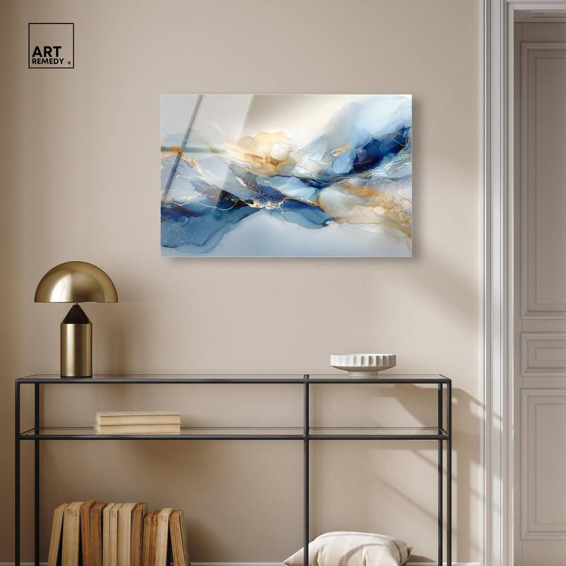 Postmodern Flow I Acrylic by Art Remedy, Ready to Hang