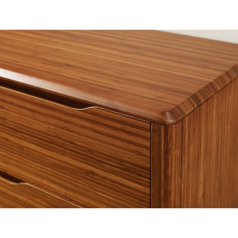 Dylan Six Drawer Double Dresser, Copper
