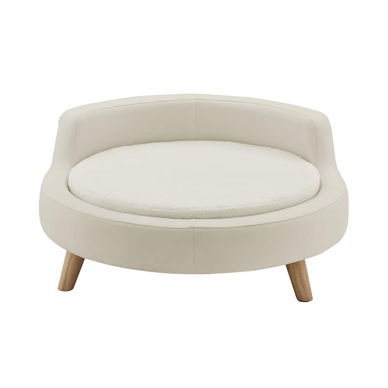 Milo 31'' Dog Bed In Ivory - 31