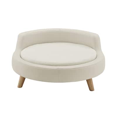 Milo 31'' Dog Bed In Ivory - 31