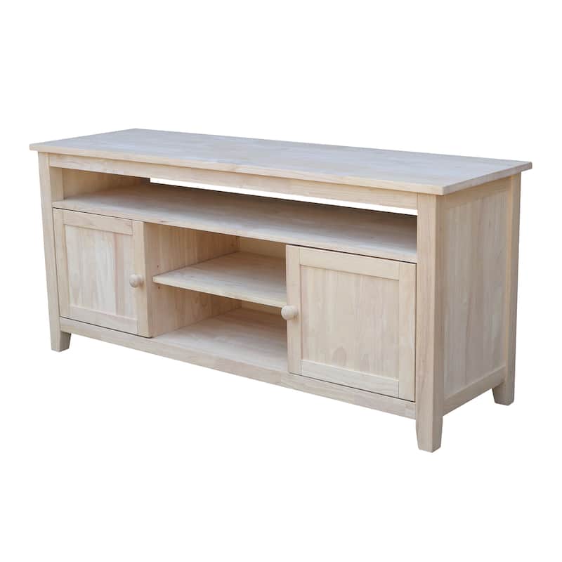 Entertainment / TV Stand with 2 Doors - 57" - Unfinished