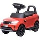 preview thumbnail 8 of 6, 2-in-1 Land Rover Licensed 6V Ride-On Push Car for Kids with Electric Drive, Manual Sliding, Headlights, Music for 18-60 Months
