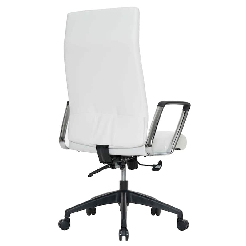 Hilton Modern High Back Ergonomic Leather Office Chair with Adjustable Height, Swivel, and Tilt for Conference or Executive Desk