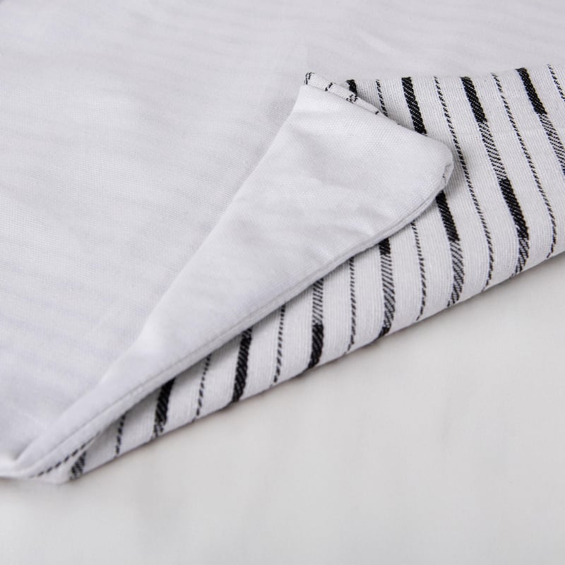 Rizzy Home Variegated Stripe Woven Throw Pillow