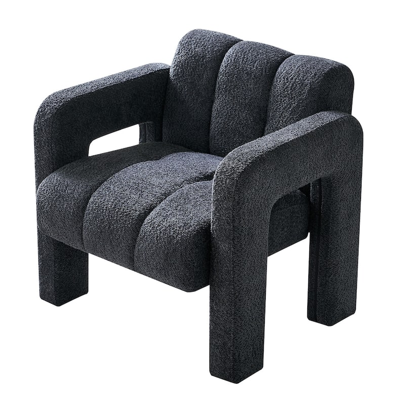 31.10" Wide Boucle Upholstered Accent Chair for Living Room