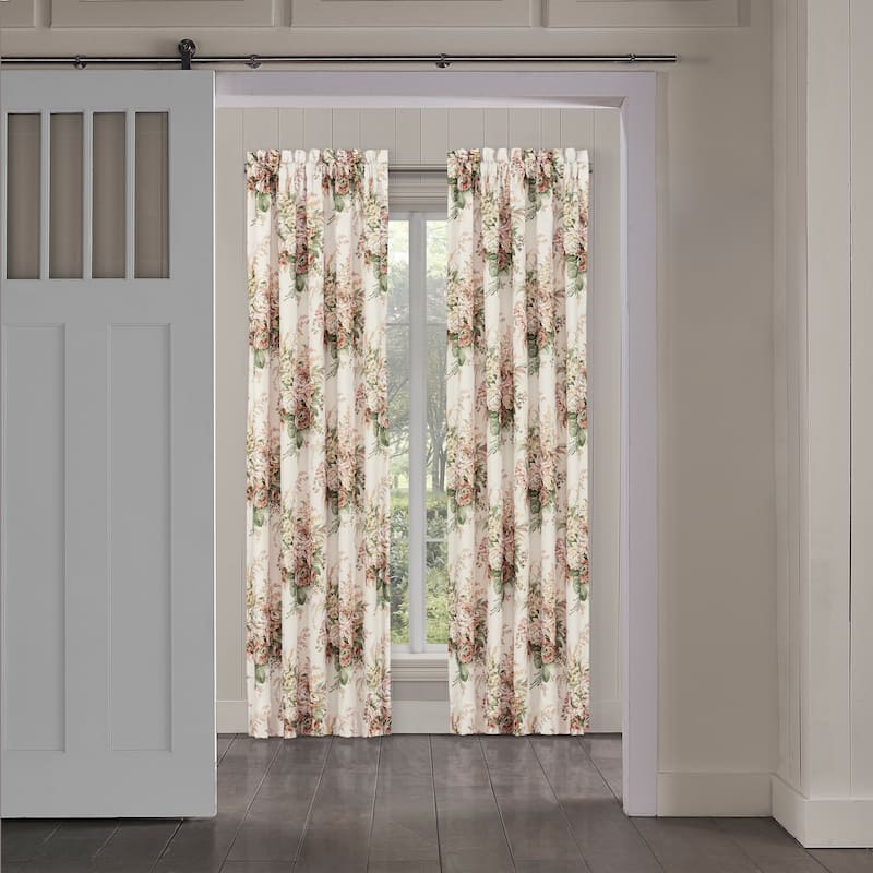 Royal Court Estelle Coral 84" Window Panel Pair