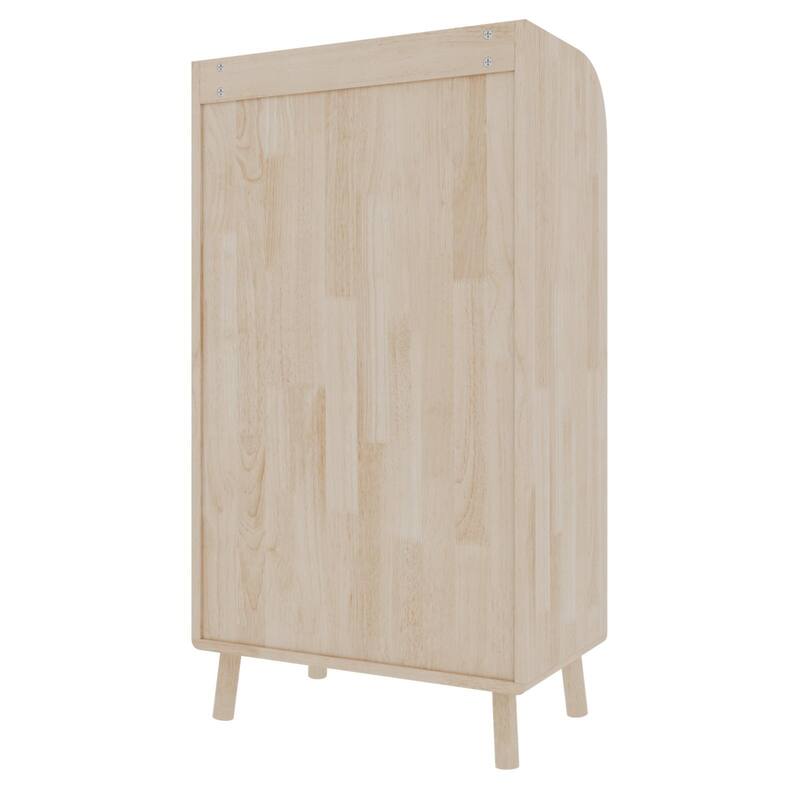 Solid Pine Heavy Duty Bookshelf,20x37" Farmhouse Shelf for Living Room