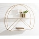 preview thumbnail 1 of 10, Kate and Laurel Delmar Mid-century Modern Wall Shelf