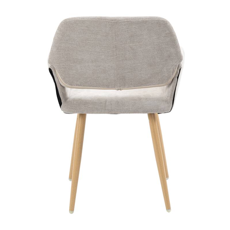 Upholstered Desk Chair No Wheels